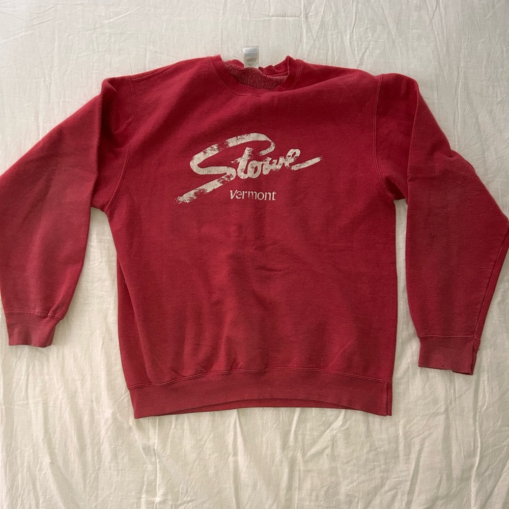 Stowe ski area in Vermont crewneck sweatshirt